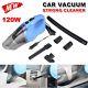 12V 120W Corded Hand Held Portable Bagless Vacuum Cleaner Wet & Dry Car Home
