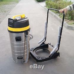 171185 Heavy Duty Industrial Vacuum Cleaner Wet and Dry Size100L 3 motors