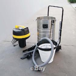 171185 Heavy Duty Industrial Vacuum Cleaner Wet and Dry Size100L 3 motors