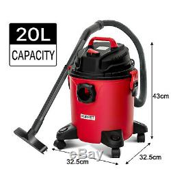 20L 1100W Wet&Dry Vacuum Cleaner 3-in-1 Barrel Vacuum Cleaner Dust Extractor