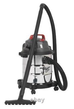 20L Vacuum Cleaner Wet & Dry Stainless Steel Drum 1200With230V