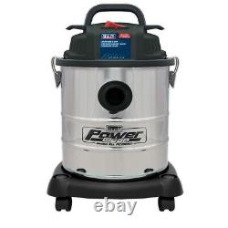 20L Vacuum Cleaner Wet & Dry Stainless Steel Drum 1200With230V