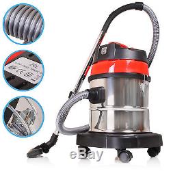 20l Industrial Shop Commercial Wet Dry Stainless Steel Vacuum Cleaner Hoover Vac