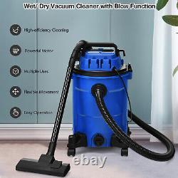 25L Home Wet and Dry Vacuum Cleaner 3 in 1 Multi-Purpose Dust Extractor Blue