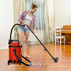 25L Wet and Dry Vacuum Dust Extractor With Blower 1200W Garage Home Vac Cleaner