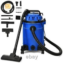 25l portable wet dry vacuum cleaner blower function drinks etc sofa 5m power