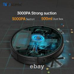 3000Pa Alexa Robotic Vacuum Cleaner Carpet Floor 3in1 Dry Wet Mopping Auto Robot