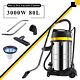 3000W Wet&Dry Vacuum Cleaner Industrial Vac Stainless Steel 80L Max Power 3200W