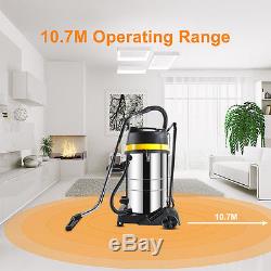 3000W Wet&Dry Vacuum Cleaner Industrial Vac Stainless Steel 80L Max Power 3200W