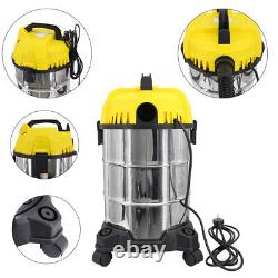 30L 1600W Wet Dry Vacuum Cleaner 2 in 1 Blower Vac with Integrated Power Socket