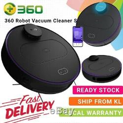 360 S6 Robotic Vacuum Cleaner Automatic APP LDS Remote Dry Wet Cleaning 1800Pa