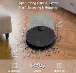 360 S6 Robotic Vacuum Cleaner Automatic APP LDS Remote Dry Wet Cleaning 1800Pa