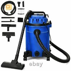 3-in-1 Portable Vacuum Cleaner 25L Mobile Vacuum with Attachments Wet/Dry Garage