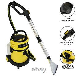 3 in 1 Wet and Dry Shampoo Vacuum Cleaner 20L Valeting HEPA Auto Rewind Cable