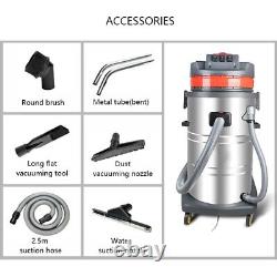3-motor 3000W 80L High Quality Wet Dry Industrial Vacuum Cleaner