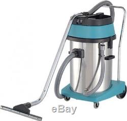 60L Vacuum Cleaner Wet & Dry For Commercial Use Stainless Steel 60 Litre