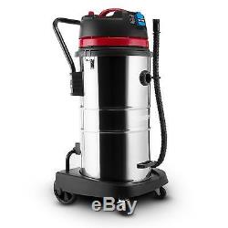 60 Litre Stainless Steel Industrial Wet Dry Vacuum Cleaner Free P&p Uk Offer