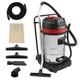 80L Industrial Wet & Dry Vacuum Cleaner Long Reach 5m Hose &