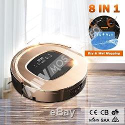 8in1 Smart Robot Vacuum Cleaner Robotic Automatic Dry/Wet Carpet Cleaner Sweeper