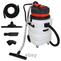 90L Industrial Wet & Dry Vacuum Cleaner Long Reach 5m Hose &