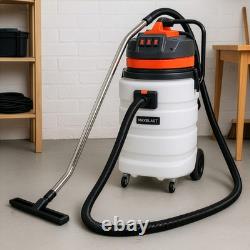 90L Industrial Wet & Dry Vacuum Cleaner Long Reach 5m Hose &