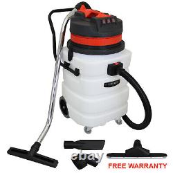 90L Vacuum Cleaner Industrial Wet Dry Commercial Clean Floor Track Nozzle 3000W
