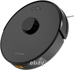 AENO RC3S Robot Vacuum Cleaner App Control Wet / Dry Cleaning Turbo Mode Black