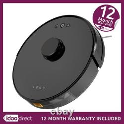 AENO RC3S Robot Vacuum Cleaner App Control Wet / Dry Cleaning Turbo Mode Black