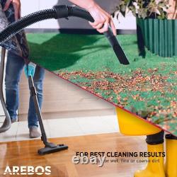 AREBOS Industrial Vacuum Cleaner 5IN1 Vacuum Cleaner Wet-Dry 1300W 30L Red