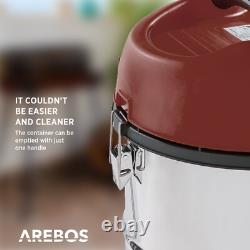 AREBOS Industrial Vacuum Cleaner 5IN1 Vacuum Cleaner Wet-Dry 1300W 30L Red