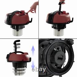 AREBOS Industrial Vacuum Cleaner 5IN1 Vacuum Cleaner Wet-Dry 1300W 30L Red