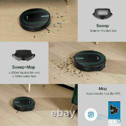 Automatic Robot Vacuum Dry Wet Mopping Robotic Cleaner 3000Pa App Map Navigation
