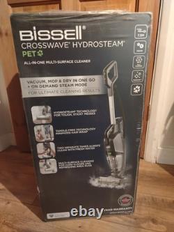 BISSELL CrossWave HydroSteam PET Wet & Dry Vacuum Cleaner Mop Dry Steam Function