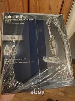 BISSELL CrossWave HydroSteam PET Wet & Dry Vacuum Cleaner Mop Dry Steam Function