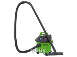 BOXED SEALEY PC102HV Vacuum Cleaner Wet & Dry 10ltr 1000With230V Hi-Vis Green