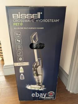 Bissell CrossWave HydroSteam Pet 3517E Upright Wet & Dry Vacuum Cleaner NEW