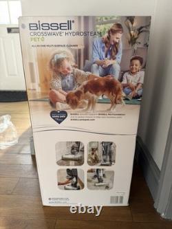 Bissell CrossWave HydroSteam Pet 3517E Upright Wet & Dry Vacuum Cleaner NEW