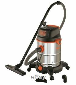 Black & Decker Wet & Dry Vacuum Cleaner 30 L 1600W BXVC30XDE -2 Year Guarantee