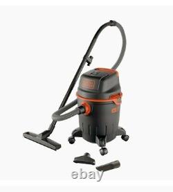 Black + Decker Wet and Dry Vacuum Cleaner Compact Vacuum Cleaner 1200W, 20L