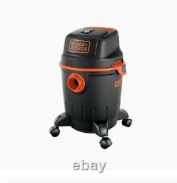 Black + Decker Wet and Dry Vacuum Cleaner Compact Vacuum Cleaner 1200W, 20L