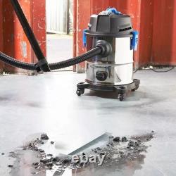 Blaupunkt Wet & Dry 15L Vacuum Cleaner Home Garage or Garden Liquids Dust Dirt