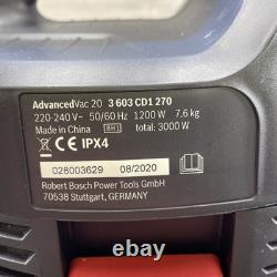 Bosch AdvancedVac 20 Wet & Dry Vacuum Cleaner Autostart 240V Outlet Accessories