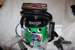 Boxed Numatic George Wet and Dry carpet cleaner with all accessories and tools