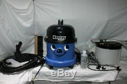 Boxed Numatic Henry Wash wet/dry carpet cleaner with tools. Used once