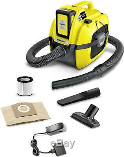 Brand New Karcher WD1 Cordless Wet & Dry Vacuum Cleaner compact battery set, 18v