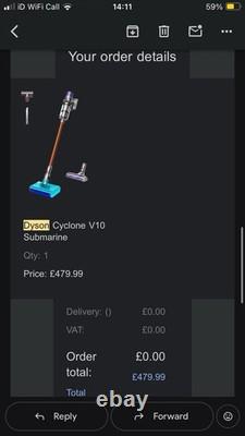 Brand New & Unopened Dyson Cyclone V10 Wet And Dry Vacuum Cleaner
