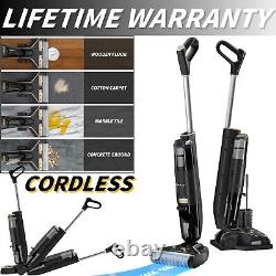 Cordless Hard Floor Cleaner Mop and Light Wet/Dry Vacuum 3 IN 1 with Water Tank