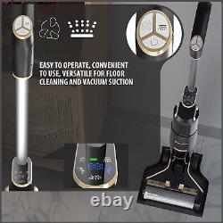 Cordless Stick Vacuum Cleaner, Anti Hair Wrap, Wet-Dry Vacuum Cleaner with Brush