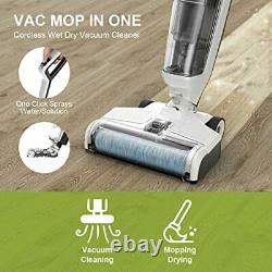 Cordless Vacuum Cleaner, 3-in-1 Wet Dry Vacuum Cleaner Multi-Surface Upright