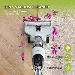 Cordless Vacuum Cleaner, 3-in-1 Wet Dry Vacuum Cleaner Multi-Surface Upright